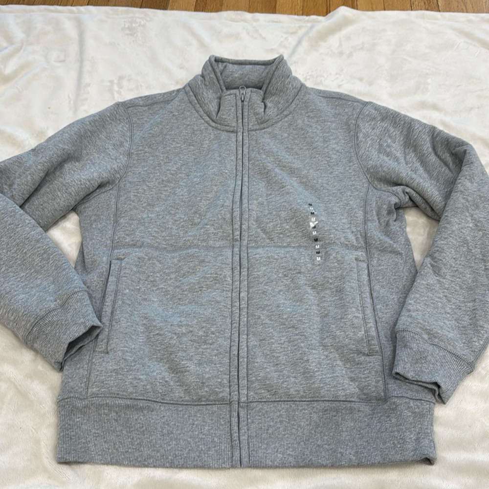 Muji Men’s Full zip sweater withh BOA fleece inside-size M (BNWT)